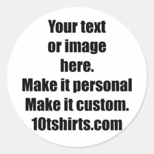 Listo para personalizares pegatinas de 3". Hoja de