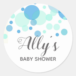 ¡Listo para Pop! Pegatinas de Baby Shower personal