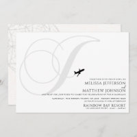 Listo para sacar J Invitación a la boda inicial