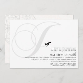 Listo para sacar J Invitación a la boda inicial