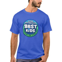 * LIT * - MEJORES NIÑOS Camiseta azul real