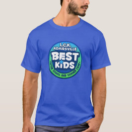 * LIT * - MEJORES NIÑOS Camiseta azul real