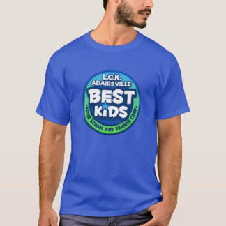 * LIT * - MEJORES NIÑOS Camiseta azul real