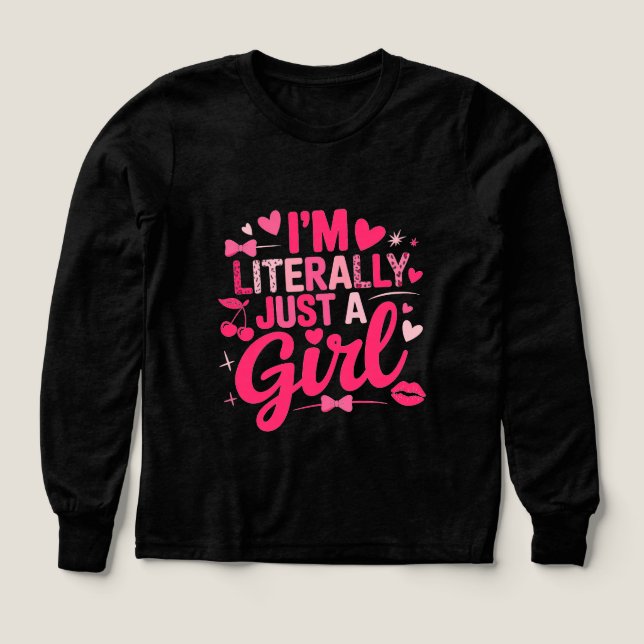 Literalmente Soy Solo una Chica (Diseño frontal)