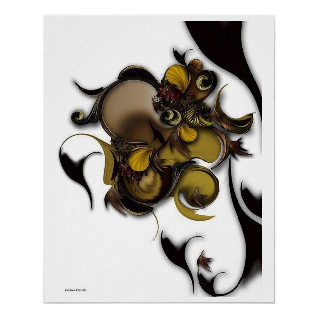 "Literatura De La Vida", Poster Glososo (Anverso)