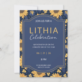 Lithia | Invitación de la rueda del año del solsti
