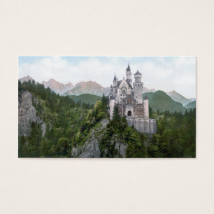 Litografía del castillo de Neuschwanstein