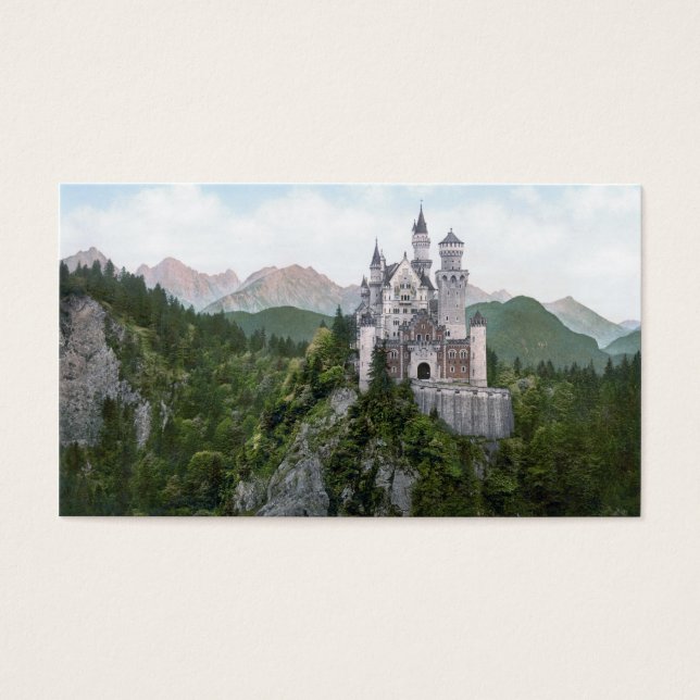 Litografía del Castillo de Neuschwanstein (Frente)