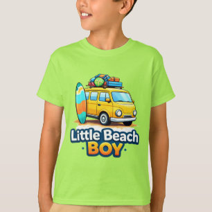 Little Beach Boy - Camiseta de verano para niños c