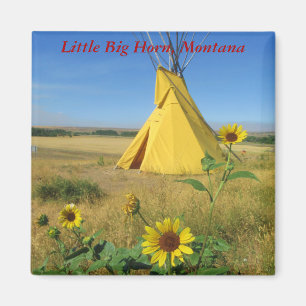 Little Big Horn Montana del imán del recuerdo del
