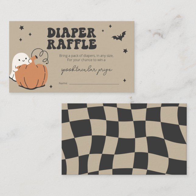 Little Boo es casi debido a la tarjeta Raffle de p (Anverso / Reverso)