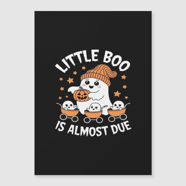 Little Boo Is Almost Due - Halloween Pregnancy Rev (Anverso)