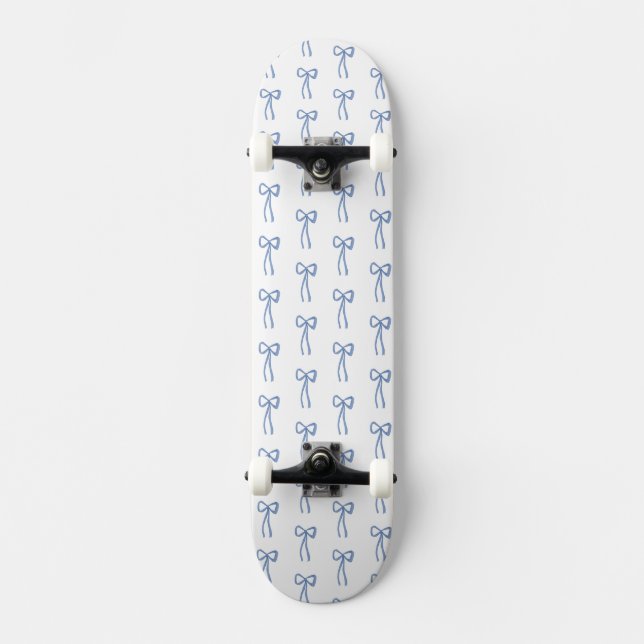 Little Bow Blue Skateboard (Anverso)