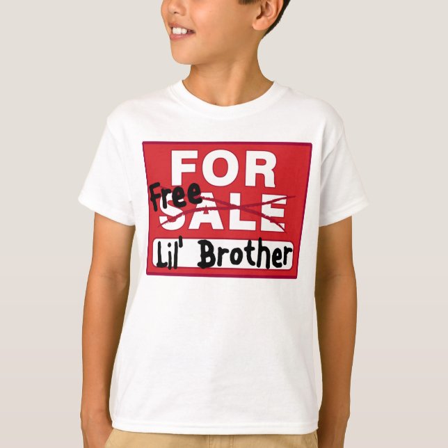Little Brother For Sale Camiseta divertida (Anverso)
