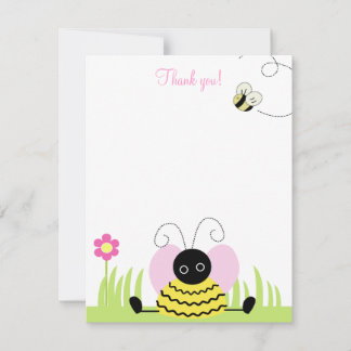 Little Bumble Bee 4x5 Flat Gracias nota
