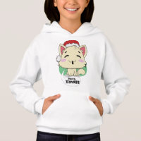 Little Cat Merry Christmass Hoodie