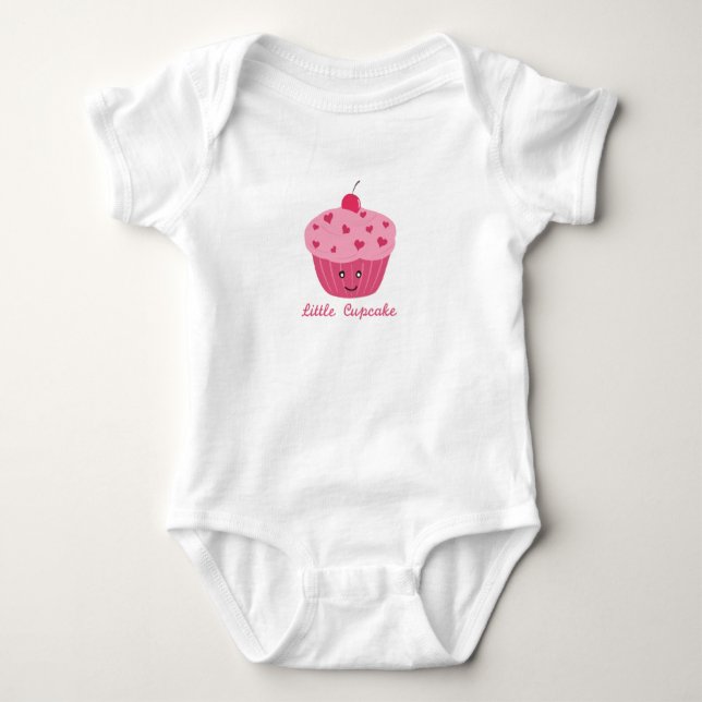 Little Cupakes Baby Jersey Bodysuit (Anverso)