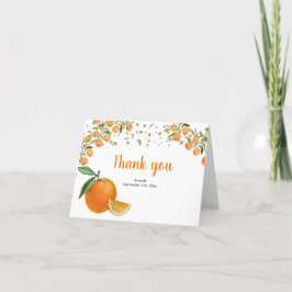 Little Cutie de pie Tarjeta de agradecimiento