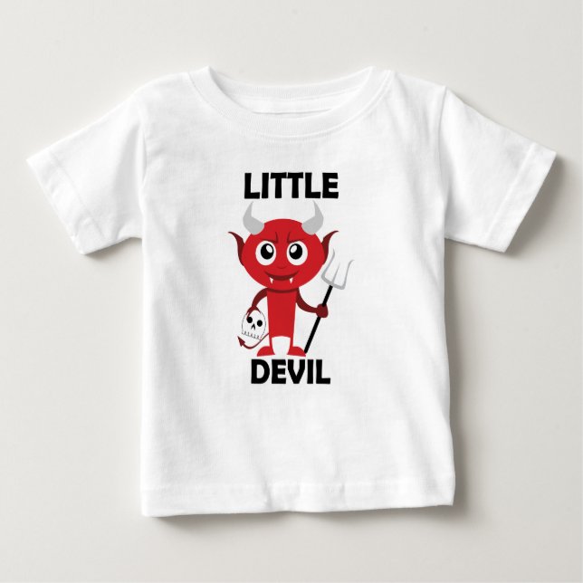 Little Devil - Baby Fine Jersey T-Shirt  (Anverso)