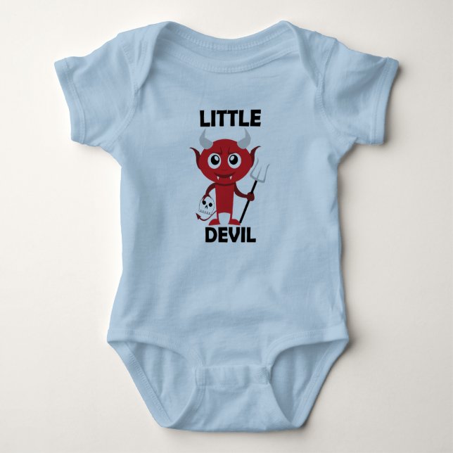 Little Devil - Baby Jersey Bodysuit (Anverso)