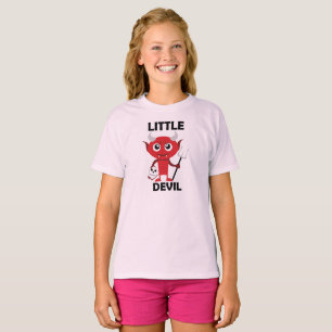 Little Devil - Camiseta Básica De Los Chicas