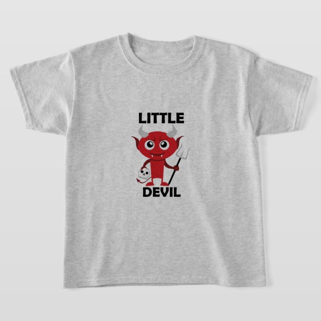 Little Devil - Camiseta Básica De Los Chicas (Distribución)