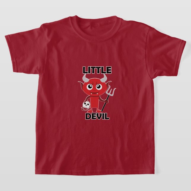 Little Devil - Camiseta Básica De Los Chicas (Distribución)