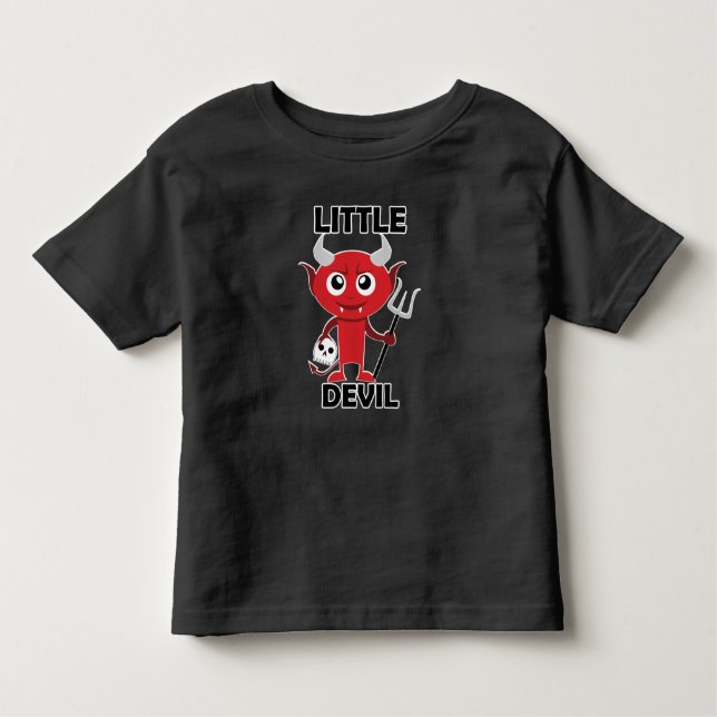 Little Devil - Toddler Fine Jersey T-Shirt (Anverso)