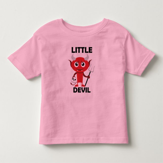 Little Devil - Toddler Fine Jersey T-Shirt  (Anverso)