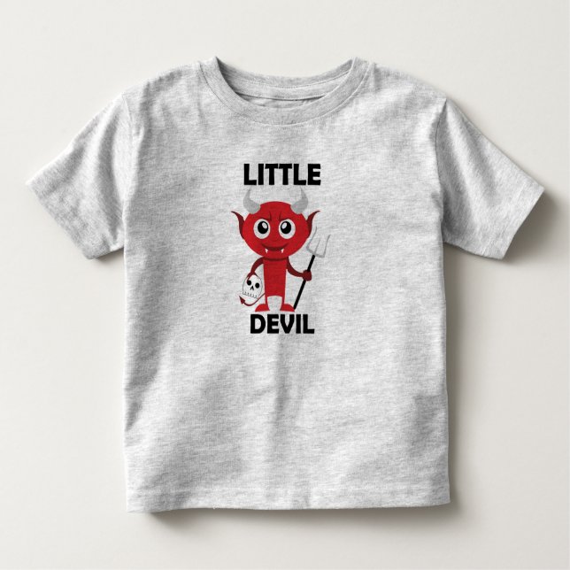 Little Devil - Toddler Fine Jersey T-Shirt (Anverso)