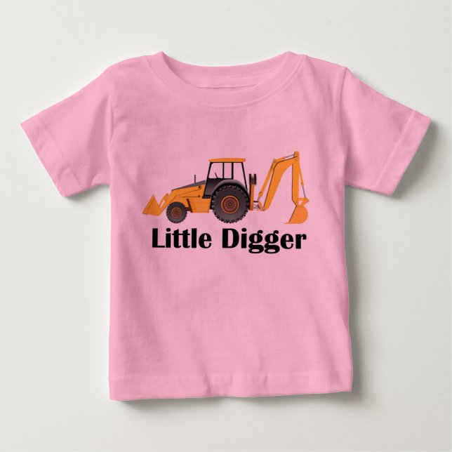 Little Digger - Baby Fine Jersey T-Shirt  (Anverso)