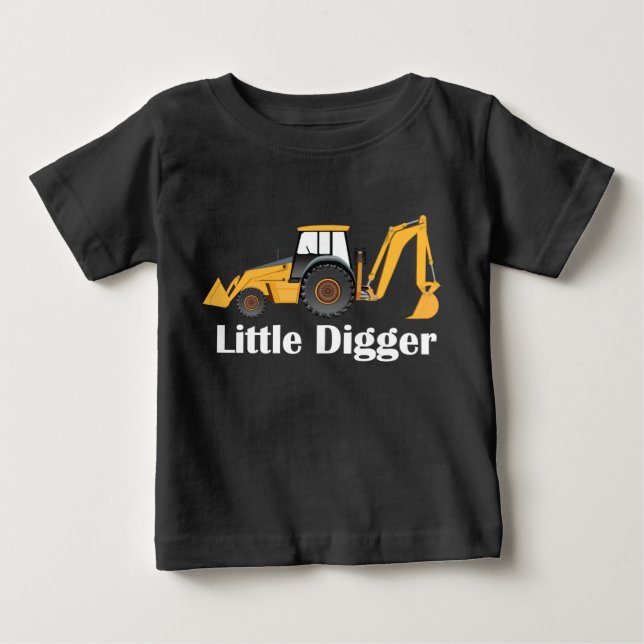 Little Digger - Baby Fine Jersey T-Shirt  (Anverso)