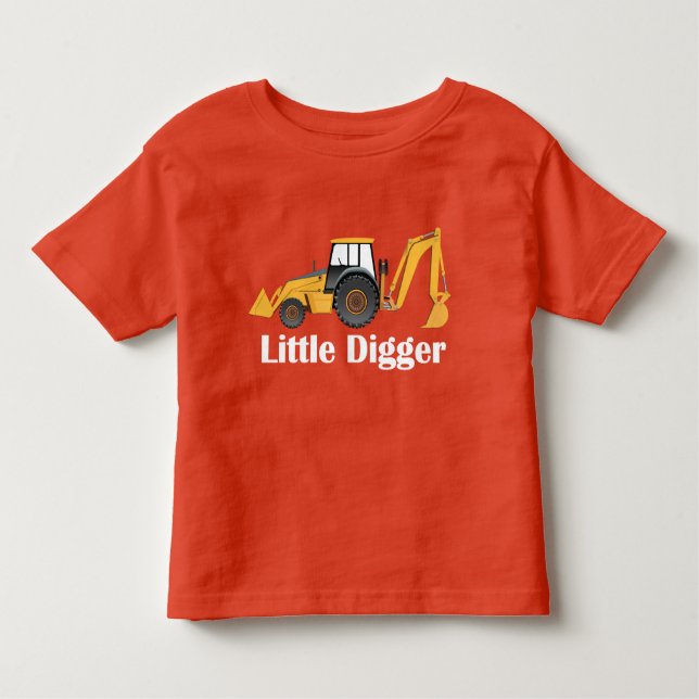 Little Digger - Toddler Fine Jersey T-Shirt  (Anverso)