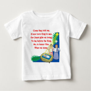 Little Drummer Boy Lyrics sobre camisetas y regalo