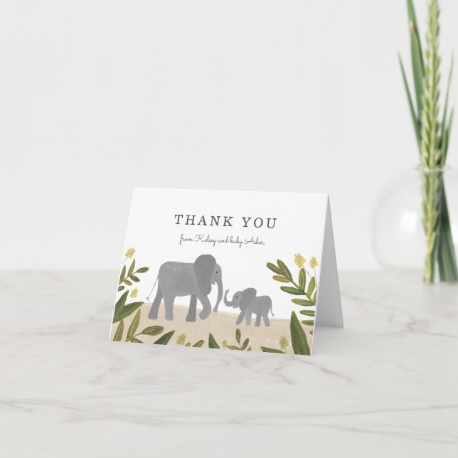 Little Elephant Gracias Nota (Anverso)