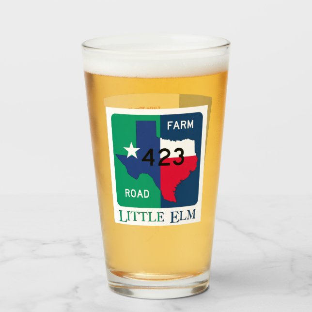 Little Elm, Texas, y FM 423 Rd, Vidrio Pint (Anverso (lleno))