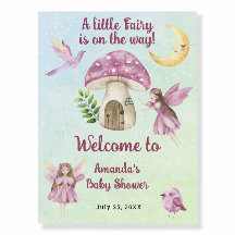 Little Fairy Whimsical Baby Shower Welcome