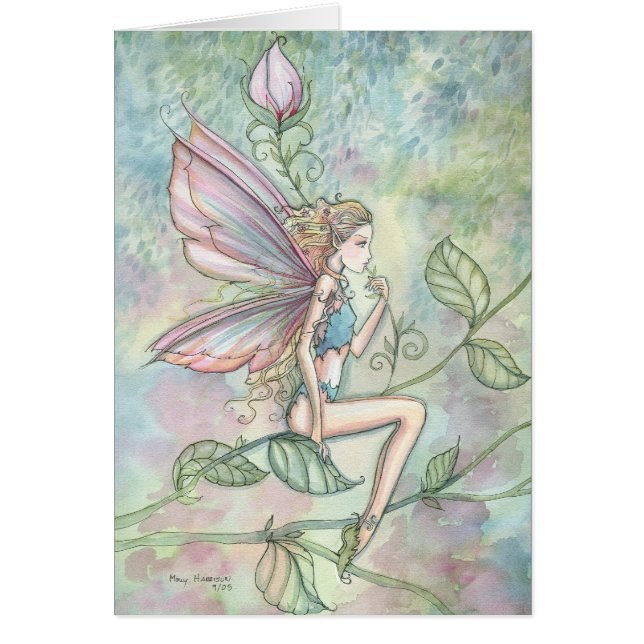 Little Flower Fairy Watercolor Art (Frente)