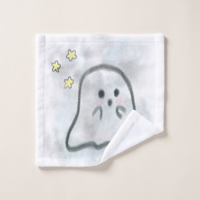 Little ghost is scared  (Toallita)