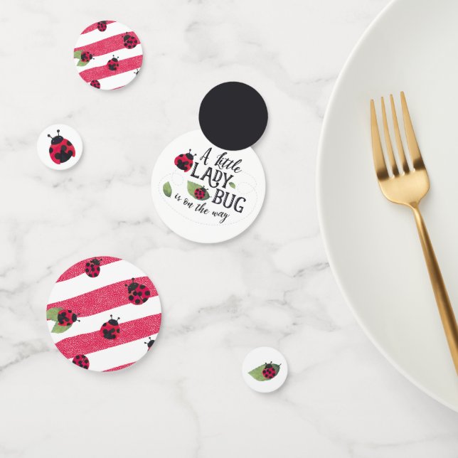 Little Ladybug Baby Shower Confetti (Grupo)