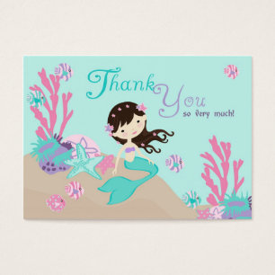 Little Mermaid TY Gift Etiqueta L2 Brunette