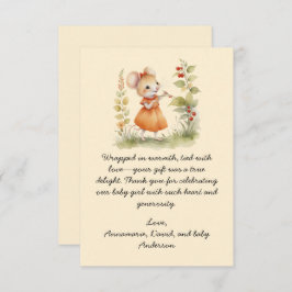 Little Mouse Baby Shower Gracias