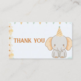 Little Peanut Dreams Elephant Gracias Tarjeta
