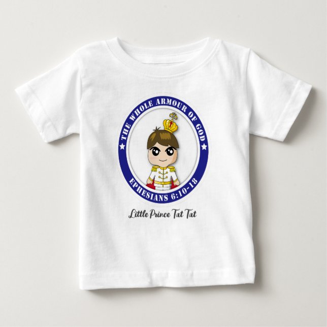 Little Prince Tat Tat Baby Fine Jersey T-Shirt (Anverso)