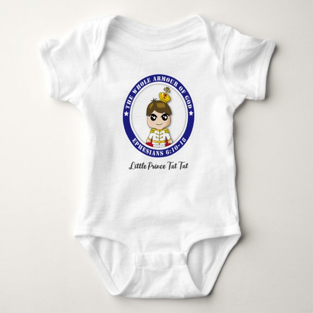 Little Prince Tat Tat Baby Jersey Bodysuit (Anverso)