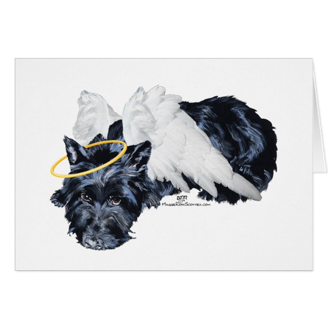 Little Resting Scottie Angel (Anverso (Horizontal))