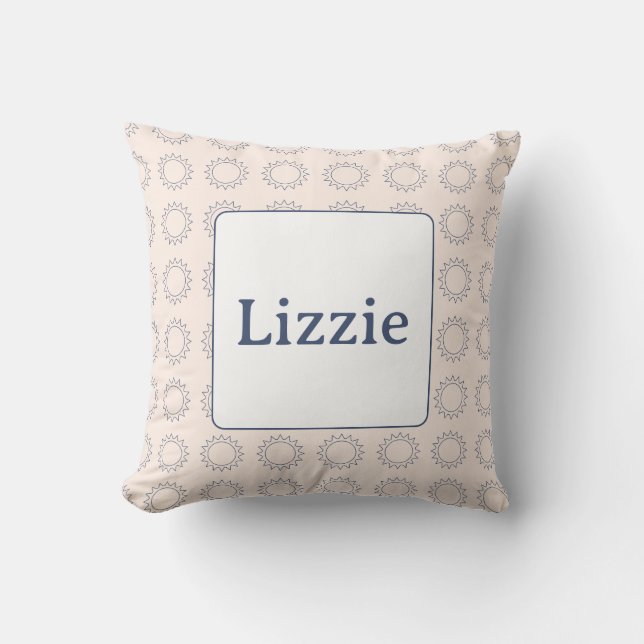 Little Suns Nombre lanzar almohada (Anverso)
