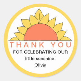 Little Sunshine Gracias Por Favor Pegatina