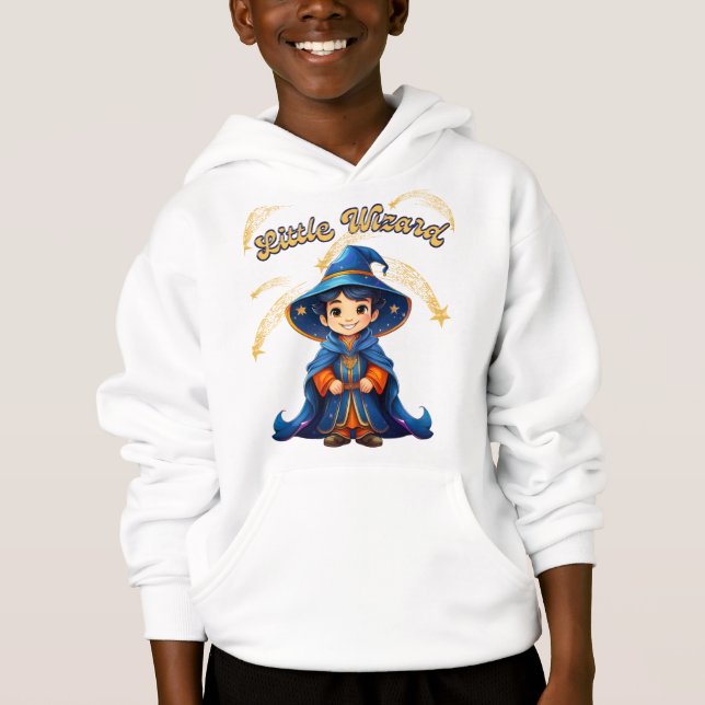 Little Wizard – Kids’ Halloween Hoodie (Anverso)