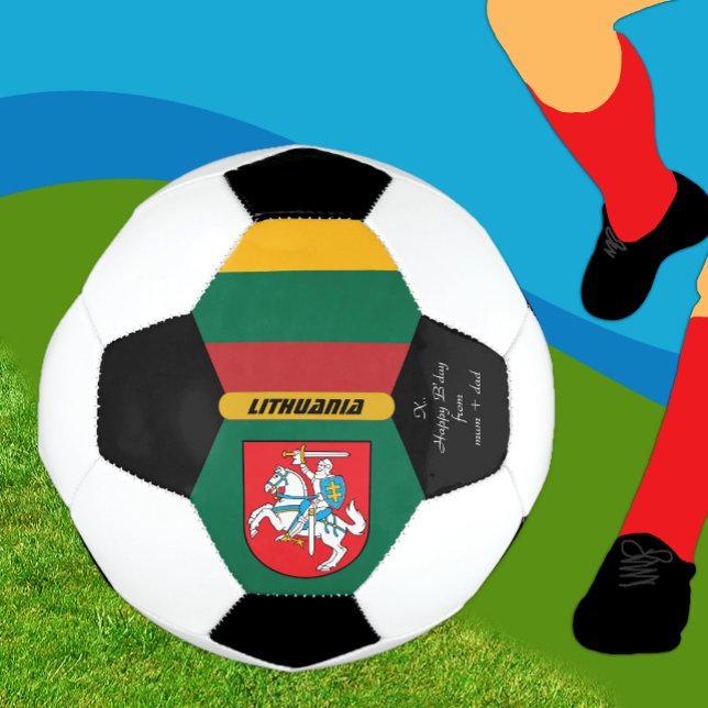 Lituania Personalizada, Bandera, Balón de Fútbol F (Subido por el creador)